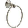 DELTA FAUCET 76446-SS Ashlyn Wall Mount Round Closed Towel Ring Bath Hardware Accessory in Stainless Steel