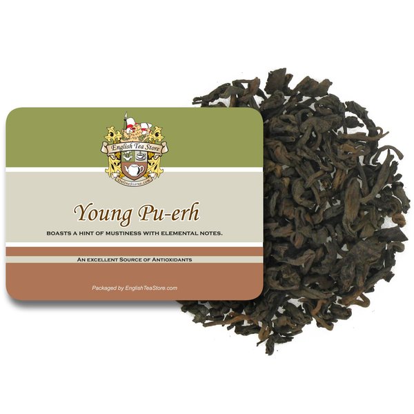 English Tea Store Young Pu Erh Tea Loose Leaf 16oz