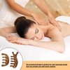 2pcs Wooden Scalp Massage Comb, Anti-Static Natural Wood Wide Tooth Hair Comb Sandalwood Scalp Massage Gua Sha Comb Wood Head Massager for Hair Growth Handmade Gift for Women