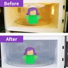 Spardar Angry Mama Microwave Oven Steam Cleaner, Microwave Cleaner Disinfects With Vinegar and Water for Kitchens, The Fun and Easy Way to Steam Clean Crud with Amazing Results
