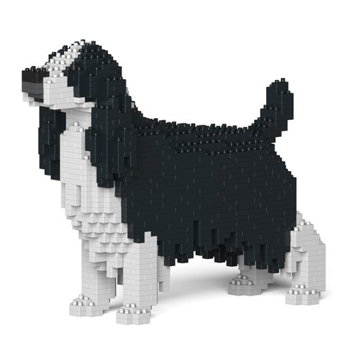 JEKCA English Springer Spaniel 01S-M02 | Plastic Building Blocks | Age 14+