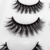 Vayator 10 Pairs 3D Mink Lashes Natural False Eyelashes Dramatic Volume Fake Lashes Makeup Eyelash Extension Silk Handmade Eyelashes (Y001)