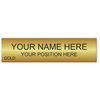 Lasercrafting Office Desk Name Plate or Wall/Door Sign - 2x8 or 2x10 - Laser Engraved Sign - CUSTOMIZE. Holder/bracket available. Choose colors and fonts. Great gift idea.