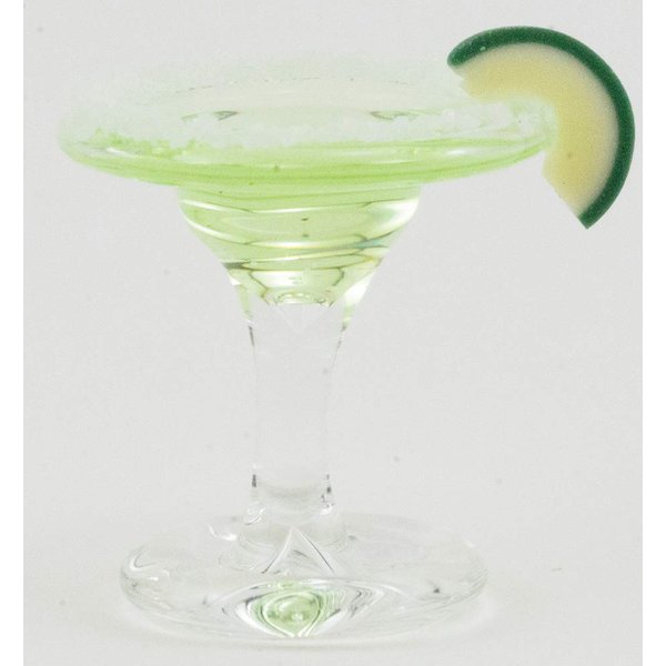 Dollhouse Miniature Margarita with Lime Slice