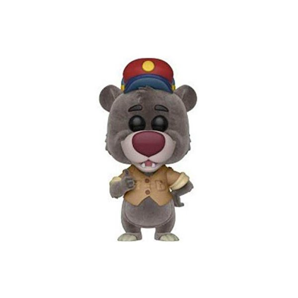 Pop Tale Spin: Flocked Baloo Collectible Figure, Multicolor