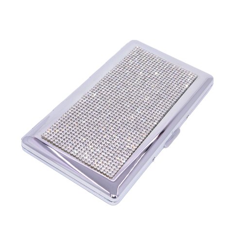 Bling Glam Crystal Rhinestone Cigarette Case / Lighter Sleeve Set for 120s, 100s, Kings