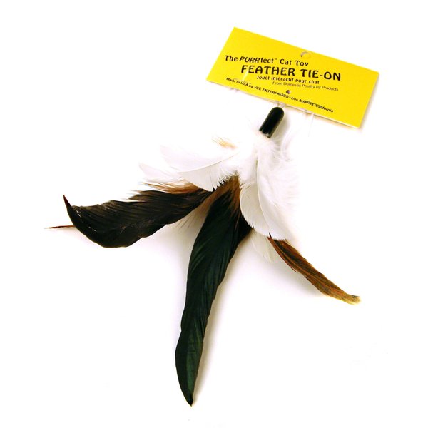 PURRfect Cat Toys Feather Tie-On
