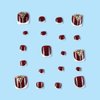 Red Press on Toenails French Tip Fake Toenail Rhinestone False Nail for Toe Red Glossy Full Cover Toe Nails Bling Artificial Toenails Acrylic Foot Nail Tips for Women and Girls 24Pcs Toenails Decor