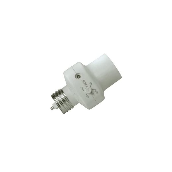 Woods 59406WD Indoor Light Control Socket with Photocell Timer