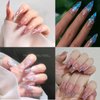 200pcs Aurora Nail Art Rhinestones Nail gem Design Charm 3D Glass AB Multi Shapes Mix Crystal DIY Craft Decoration kit US159