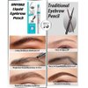 Eyebrow Pencil Eyebrow Microblading Pen-Liquid Waterproof Eyebrow Pencil-Eye Makeup Eyebrow Pen Micro 4 Point Brow Pen Lift & Snatch Eyebrow Microblading Pen-Natural Looking Brows Makeup-02#Dark brown