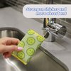 Scrub Daddy Scour Pads - Scour Daddy - Multi-Surface Scouring Pad, Absorbent, Durable, FlexTexture Sponge, Soft in Warm Water, Firm in Cold, Scratch Free, Odor Resistant, Easy to Clean 3ct (Pack of 1)
