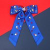 4th of July Bows for Women Blue Hair Bows Fourth Of July Hair Accessories Outfits American Flag Star USA Patriotic Bow Clips 4th of July Hair Accessoriers Gifts Party Favors (Blue 2)