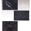 Uonlytech Black Wig Mens Headband Human Hair Toupee for Men, Human Hair Wigs Invisible Male Bald Patch Seamless Replacement Toupee Clip Hairpiece Wig for Daily Wear, 13x14cm Womens Headbands Afro Wig