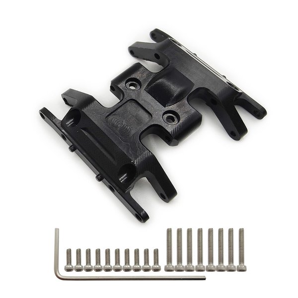 VICRAZZE Aluminum Skid Plate Upgrade Parts for Axial SCX24 1/24 C10 AXI00001 Deadbolt AXI90081 RC Crawler Car Transmissions Center Gearbox