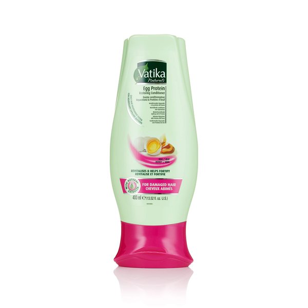 Dabur Natural Moisturizing Conditioner, 400ml (Egg, Honey), for All Hair Types