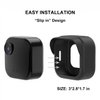Silicone Case Cover for All-New Blink Outdoor 4 (4th Gen) - Weatherproof Protective Skin Cover with Hat Brim for All-New Blink Outdoor 4 Smart Security Camera (Black, 3 Pack)