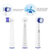 Replacement Toothbrush Heads Compatible with Oral B Braun, 4 Pack Professional Electric Toothbrush Heads Brush Heads Refill for Oral-B 7000/Pro 1000/9600/ 500/3000/8000