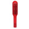 Double Sided Brush, Hair Straightening Comb Tool Splint V-Shape Tools Bristle For Home Barber Shop[Red]