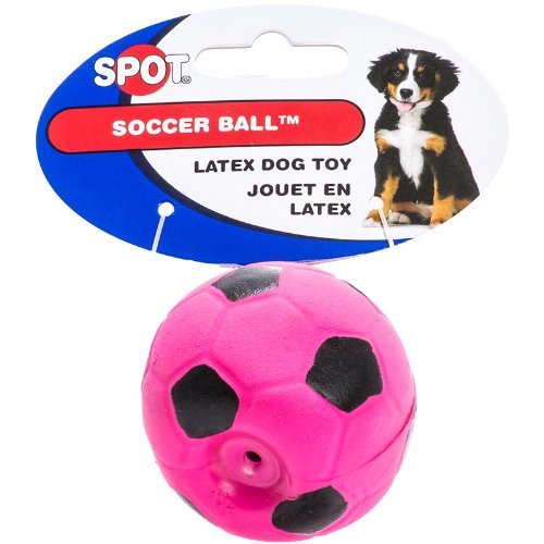 HDP Spot Soccer Latex Ball Dog Toy Size:Pack of 3