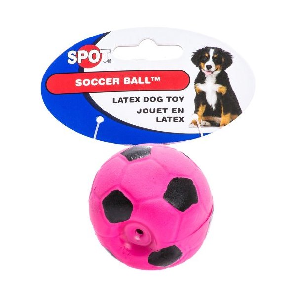 HDP Spot Soccer Latex Ball Dog Toy Size:Pack of 3