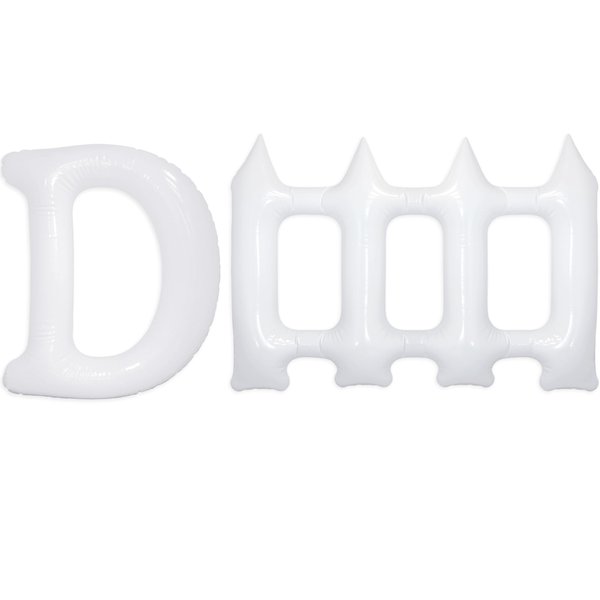 Defense Sign 2 pcs D + Fence | Defense Sports Sign | Football D Fense, Basketball D Fense | Baseball D Fense, Inflatable D-Fence sign| Sports Party Decoration | Defense Gameday Decoration | BASHOUT