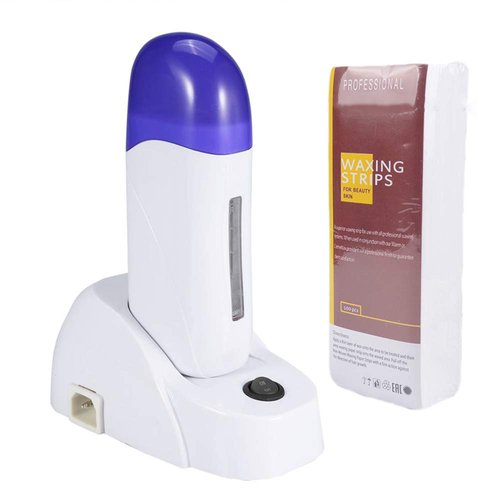 iMeshbean® Depilatory Roll on Wax Heater Roller Warmer Cartridge Strips Hair Removal Kit USA (Single Wax Roller)
