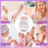 NXJ INFILILA Mini UV Light for Gel Nails, Portable Mini Nail Lamp, 180°Opening Design USB Nail Dryer UV LED Nail Lamp Curing All Gels 16W Quick-Drying UV Nail Lamp for Single Finger (Pink)