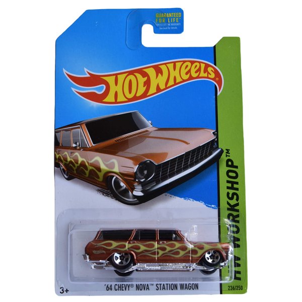 Hot Wheels '64 Chevy Nova Station Wagon 236/250, Brown