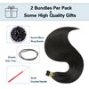 Sunya I Tip Hair Extensions Human Hair 18 Inch Itip Hair Extensions Human Hair Natural Black I Tip Hair Extensions Pre Bonded Real Itip Human Hair Extensions 40g/50Strands