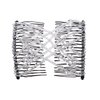 FXQHAN 3 Pieces Magic Hair Comb Elastic Beaded Hair Clips Women Bride Double Slides Stretching Hairpins Combs for Popular Hairstyles