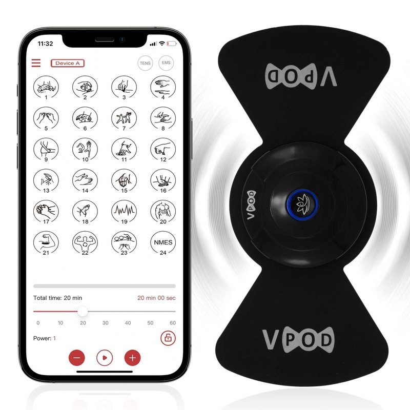 Massage Therapy Concepts VPOD Wireless TENS Unit - EMS Muscle ...