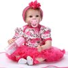 MAIHAO Reborn Baby Dolls Clothes for 17-22 Inch Newborn Baby Doll Girl, Baby Doll Clothes Outfit Accessories fit 17-22 Inch Baby Doll Girl (Red Tutu Skirt)