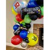 2 Pcs Video Game Controller Mylar Balloon Theme Party Boys Gaming Birthday Decorations