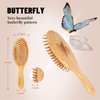 SiuClassical Bamboo Paddle Hair Brush Detangling Massage Scalp Hairbrush for Women, Men and Kids, Suitable for All Hair Styles