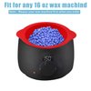 Electric Waxing Kit, Wax Warmer Silicone Liner for Tress Wellness Compatible with 16oz Waxing Kit Melting Wax Bowl for Tress Wellness Wax Warmer or for BLITZWAX Wax Warmer (Blue, Red)