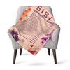 Jbofyee Bible Emergency Numbers Verse Quote Throw Blankets All Season Ultra Soft Warm Fleece Blanket for Home Bed Sofa Couch Chair Outdoor Travel Camping 40x30 Inch