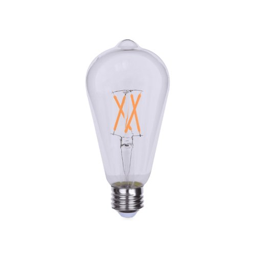 Goodlite G-83474 ST21 Clear LED Light Bulb, 7W= 80-Watt Equivalent 850 lumens Warm White 2700k E26 Base Dimmable