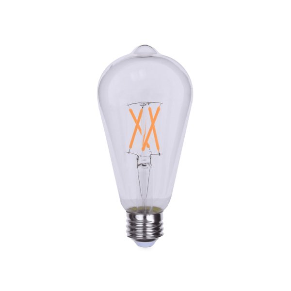Goodlite G-83474 ST21 Clear LED Light Bulb, 7W= 80-Watt Equivalent 850 lumens Warm White 2700k E26 Base Dimmable