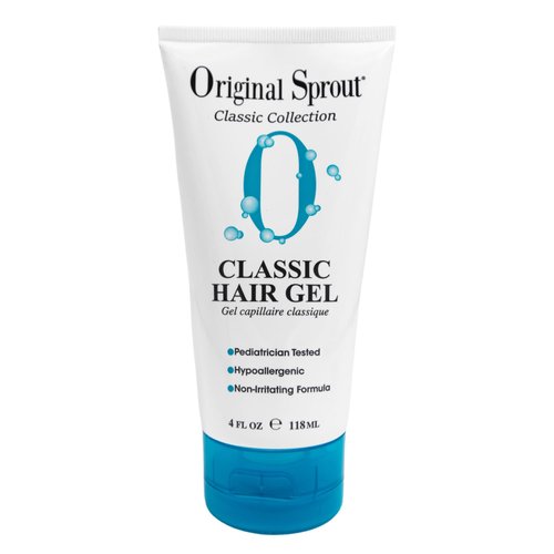 Original Sprout Classic Hair Gel for All Hair Types, Medium Hold, 4 oz. Bottle