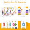 SICOHOME Math Flash Cards for Kids 45pcs Basic Addition and Subtraction Learning Arithmetic Flash Cards for Kindergarten Classroom Learning Activity Special Education Speech Therapy School Supplies