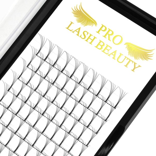 Premade Volume Eyelash Extensions 5D-D-0.07-9 Long Stem Premade Fans Eyelash Extensions .07 .10 Premade Volume Fans Volume Lash Extensions C D Curl(5D-D-0.07,9 mm)