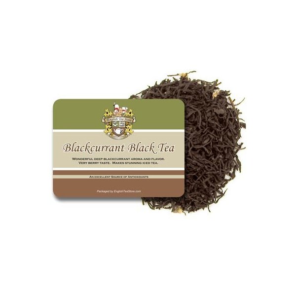 Blackcurrant Naturally Flavored Black Tea - Loose Leaf - 16oz