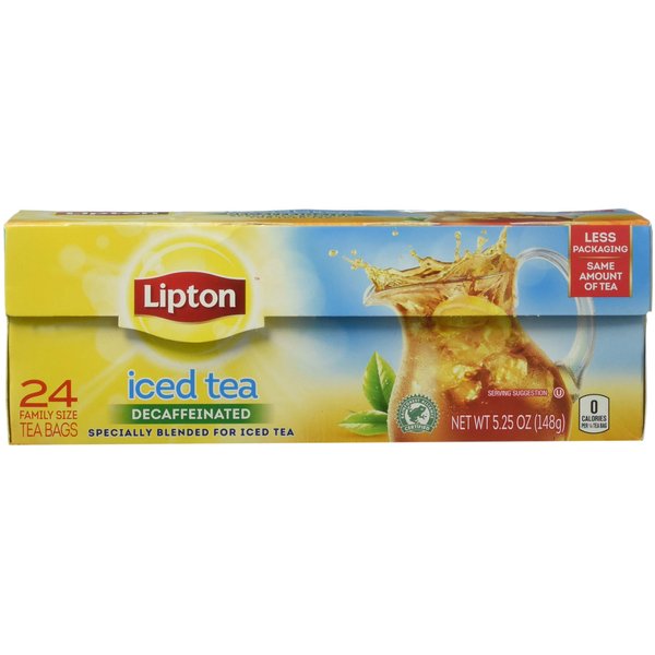 Lipton Ice Tea Bags Decaffeinated - 24 CT