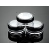 3 Pieces 10G 10ml Empty Loose Face Powder Blusher Puff Case Box Makeup Cosmetic Jars Containers with Sifter Lids
