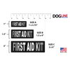 Dogline Removable First Aid Kit Patches with Hook Backing for Harnesses and Vests for Dogs Small Medium