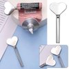 3Pcs Metal Manual Toothpaste Squeezer,Stainless Steel Dispenser Tube Squeezer,Hand Cream Tube Key Roller Set, Daily Living Tube Squeezing Aids, Metal Tube Squeezer Rolling Key for Bathroom Cosmetic