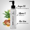 HerStyler Argan Oil Serum for Hair - New Packaging - Hair Serum for Dry Damaged Hair - Anti Frizz Hair Serum - 5.07 Fl Oz / 150 Ml