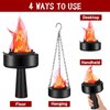 3D Fake Fire USB Rechargeable Fake Campfire, Portable Fake Fire Light Electric Fake Flame Light Fake Flame Lamp, Campfire Electric Campfire Halloween Christmas Party Decorations (3D Triangle Flame)