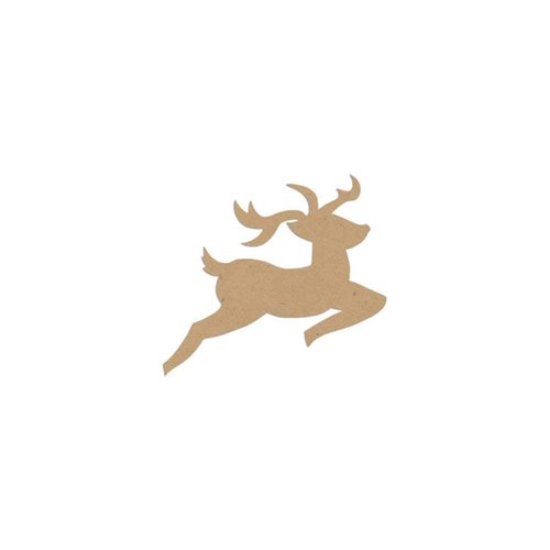 Christmas Rudolph Reindeer Paper Die Cut Cutouts/Christmas Craft Supplies/Christmas Party Decorations/Available in 3 Sizes and Packs of 25 or 50 Pieces (Small - (50) 2.5" Wide, Brown)
